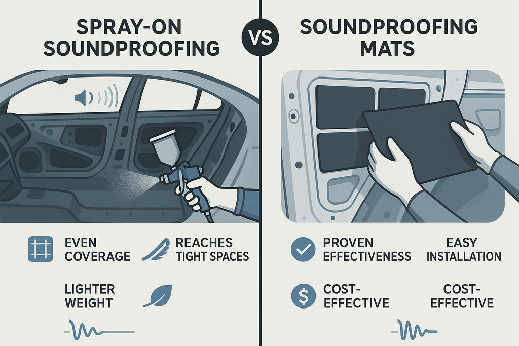 Is Spray-On Soundproofing Worth It Compared to Mats?