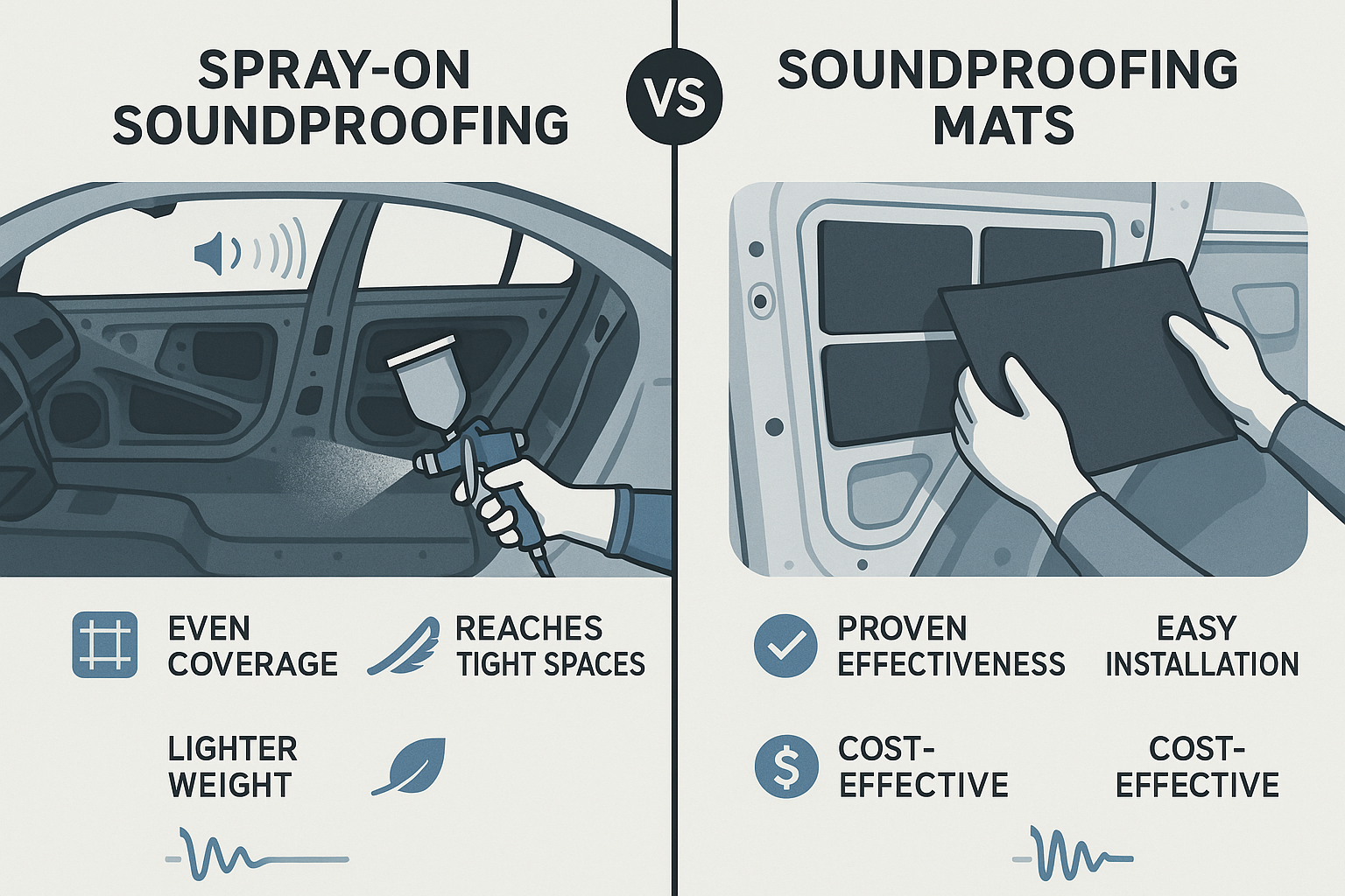 Is Spray-On Soundproofing Worth It Compared to Mats? – SoundSkins