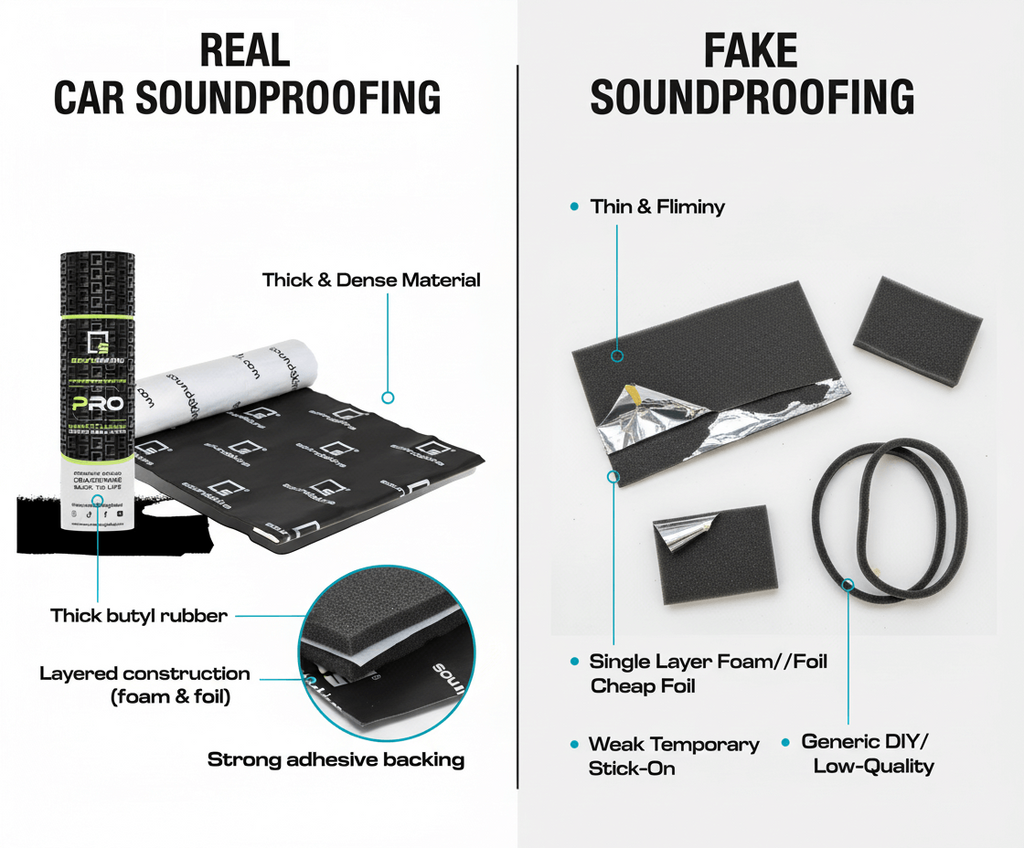 Real vs Fake Soundproofing Materials: How to Identify Quality Products