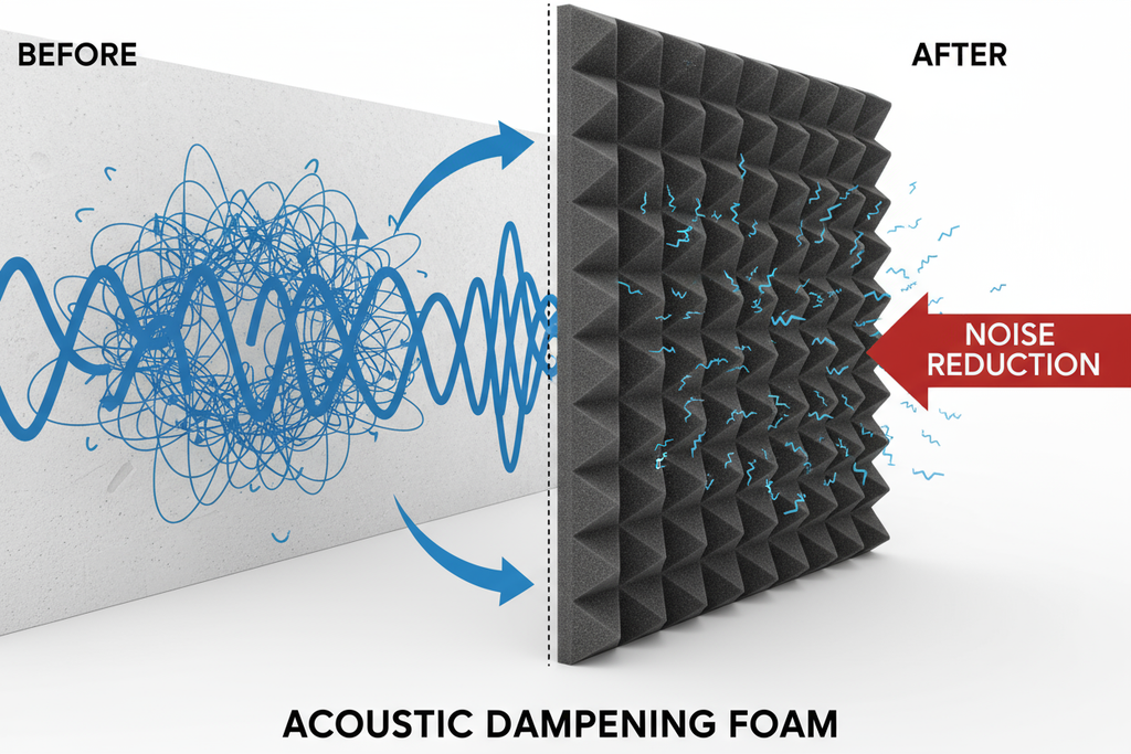 What is Acoustic Dampening Foam and How Does it Work?