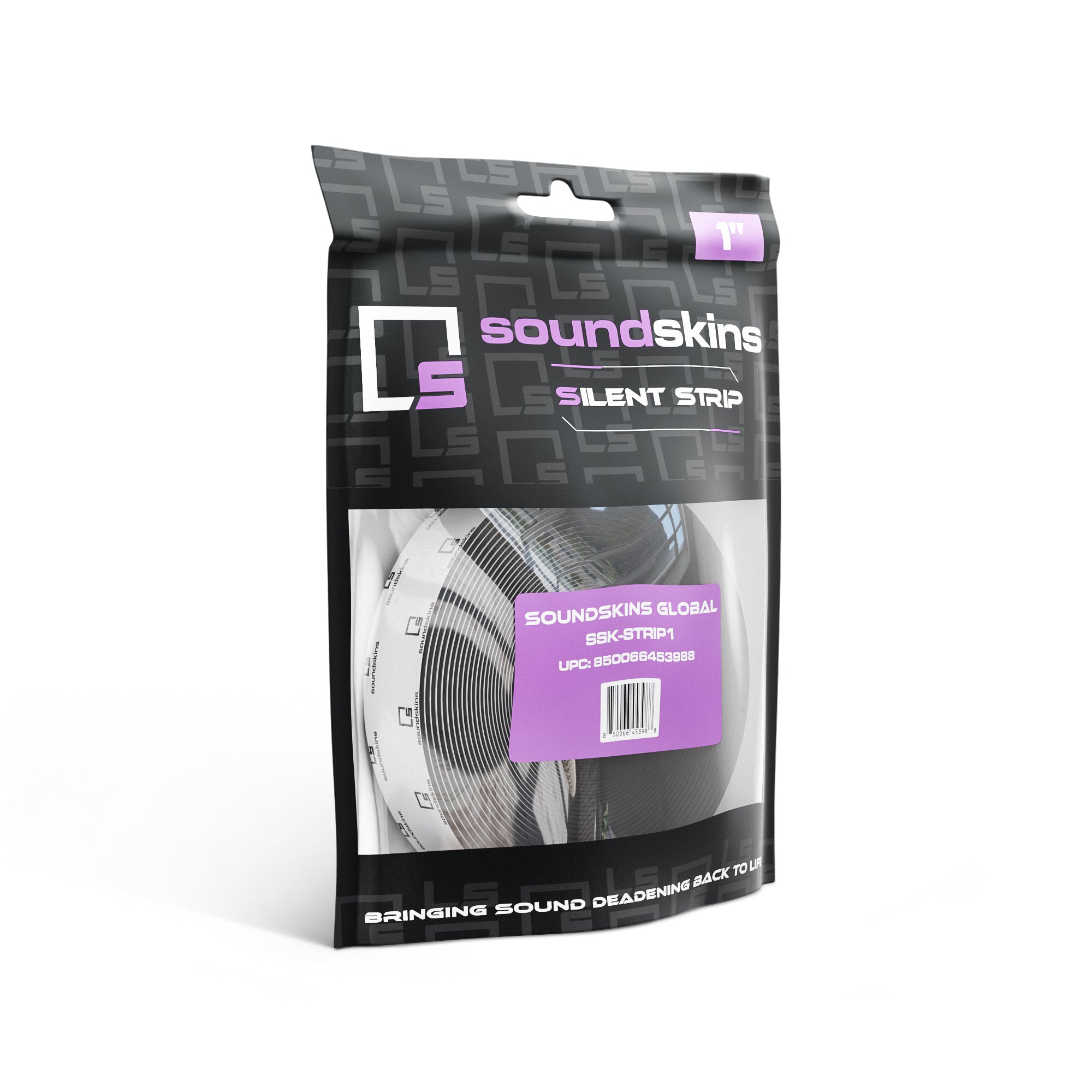 SoundSkins Silent Strip 1″ Closed‑Cell Foam Tape – 17 ft Roll
