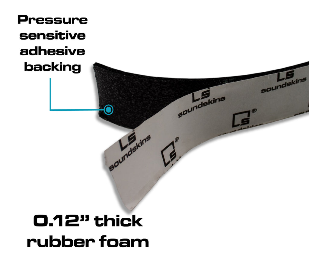 closed‑cell acoustic foam tape 1 inch