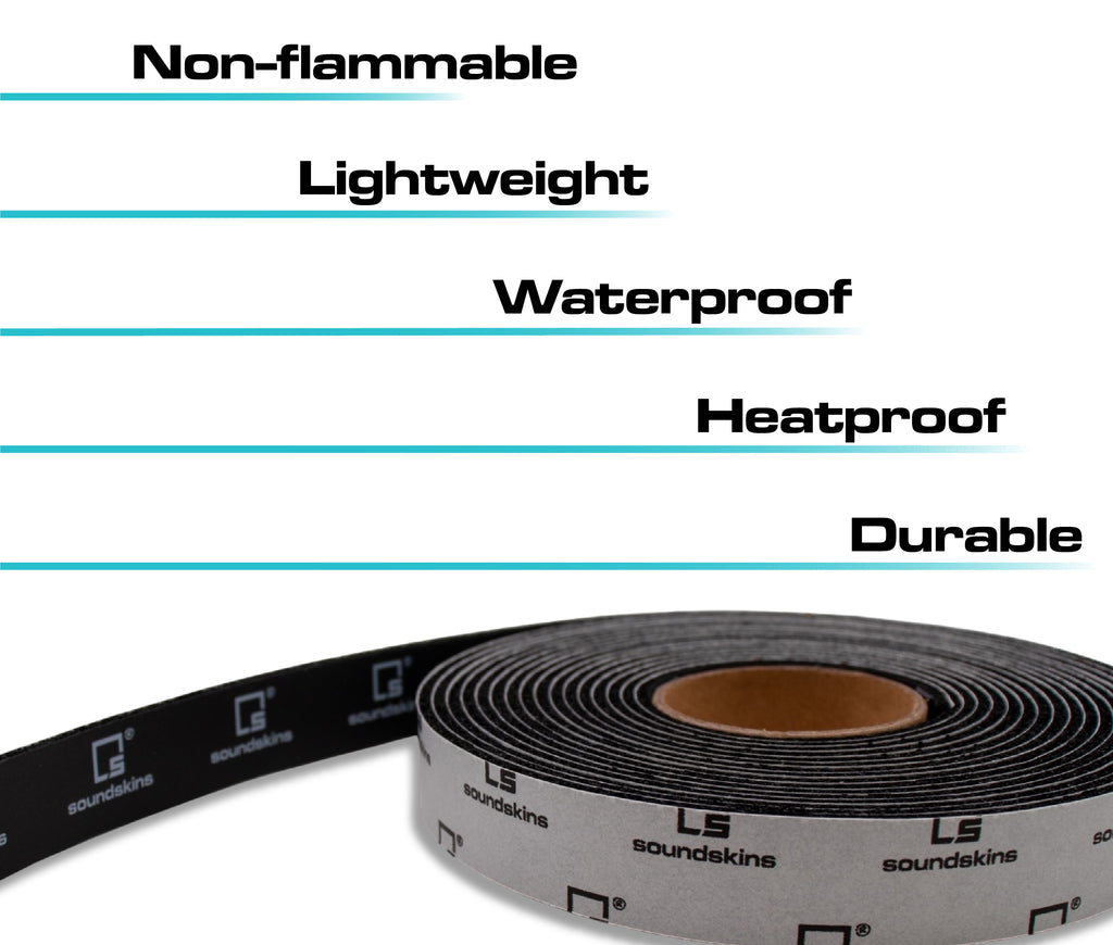 closed‑cell acoustic foam tape ¾ wide