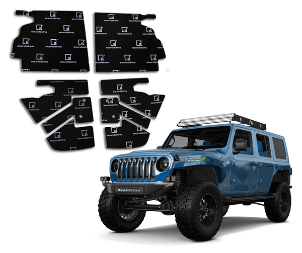 Jeep JL 4-Door Sound Deadening Kit | 2018+ SoundSkins – SoundSkins