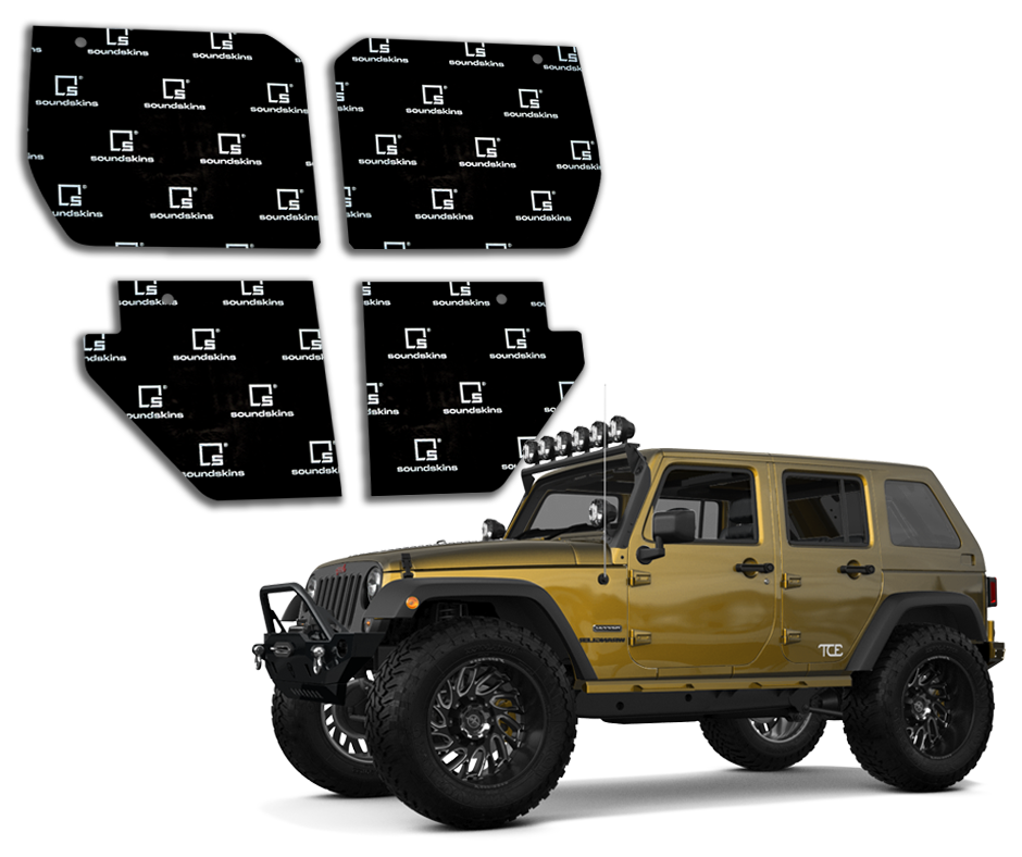 Jeep Wrangler JK 4 Door Template Kit | 2007 to 2018