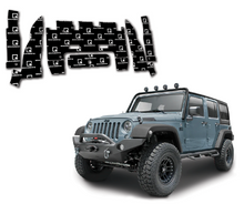 Load image into Gallery viewer, Jeep Wrangler JK Trunk Template Kit | 2007-2018

