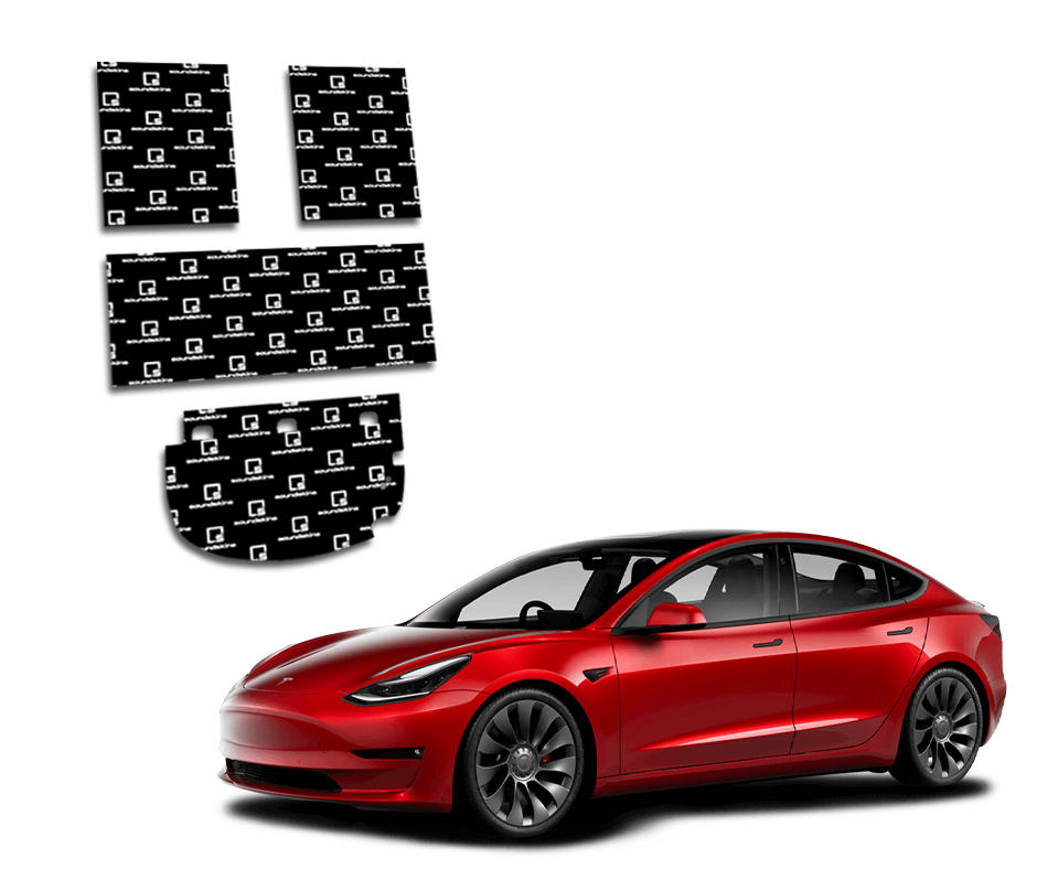 Tesla Model 3 Floor and Rear Deck Template Kit | 2017-2022