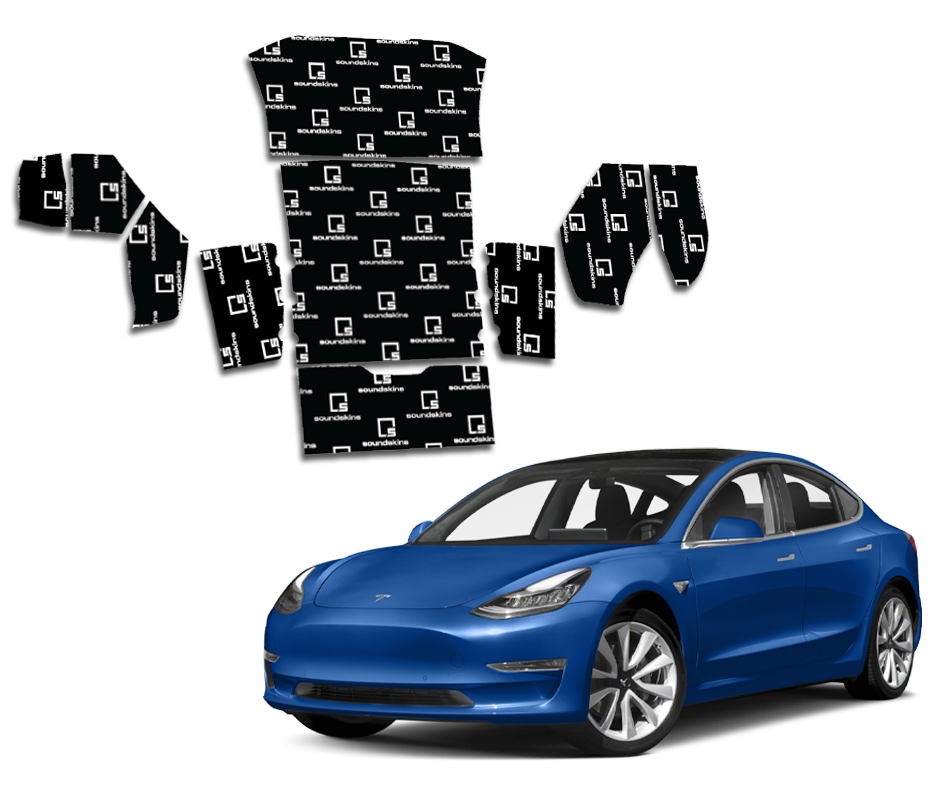 Tesla model online 3 sound insulation